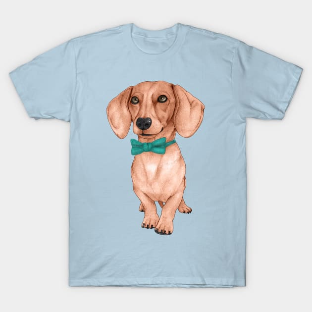 Dachshund, the wiener dog T-Shirt by Barruf